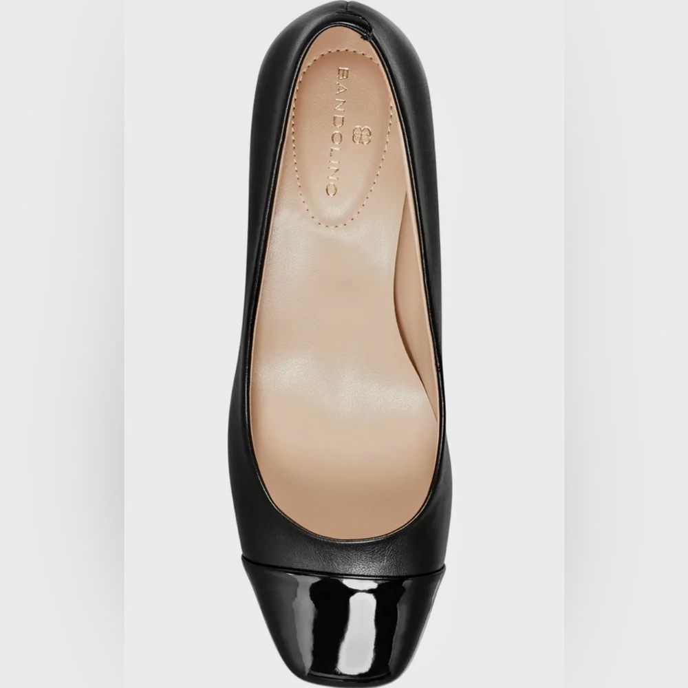 ✅🌹Bandolino Dressy Pump Square-toes Block heels shoes.